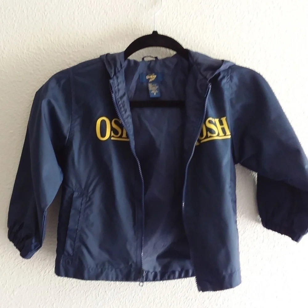 Oshkosh Bgosh boys blue windbreaker size 5